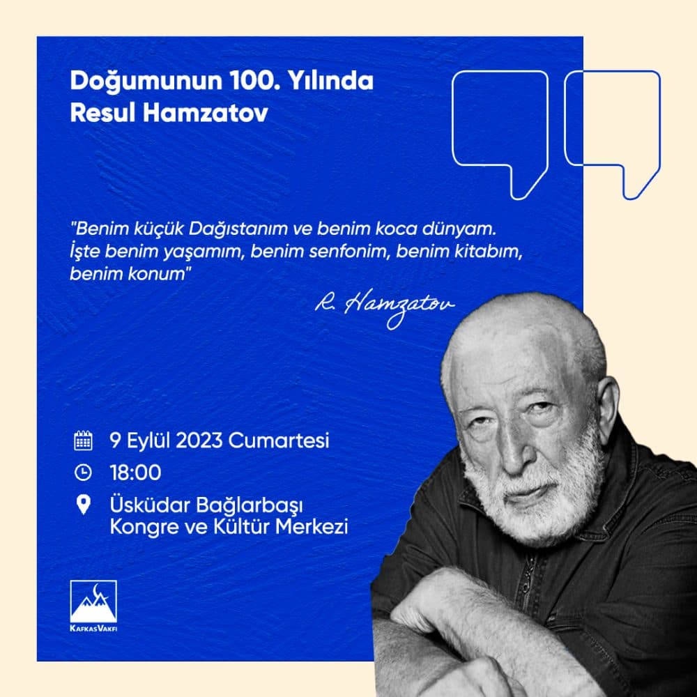 Panel | Doğumunun 100. Yılında Resul Hamzatov