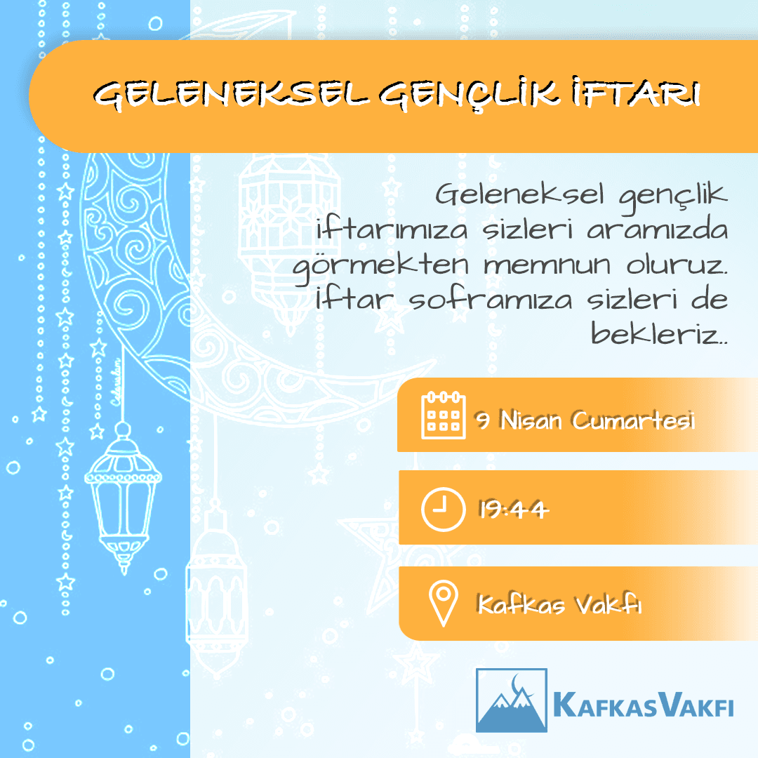 Geleneksel Gençlik İftarı