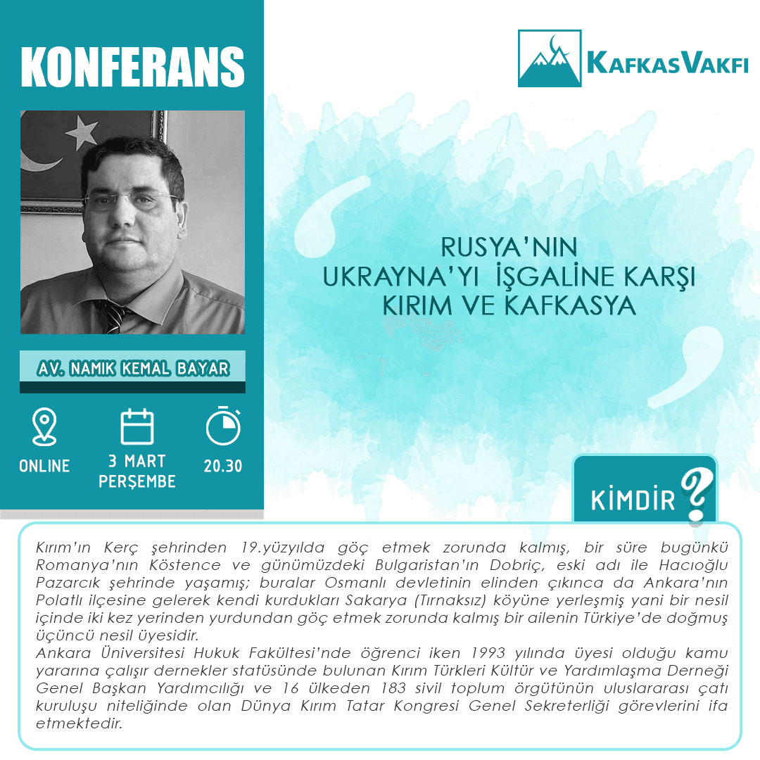 Rusya’nın Ukrayna’yı İşgaline Karşı Kırım ve Kafkasya