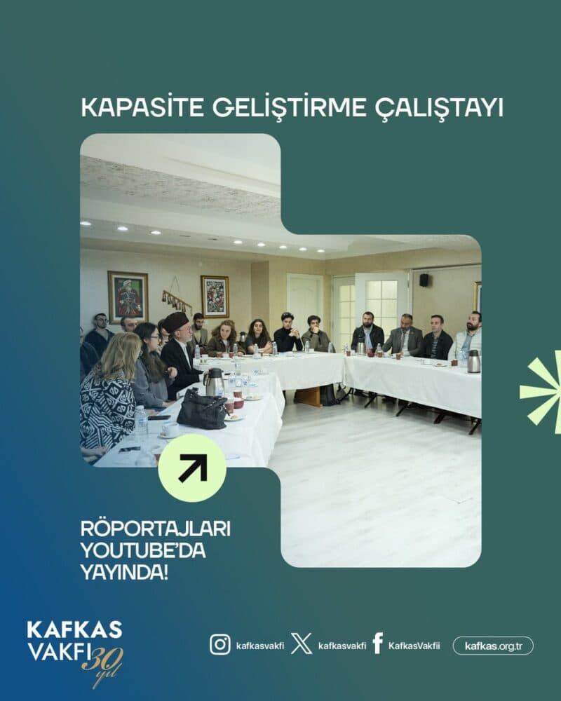 İstanbul Kafkas Sivil Toplum Örgütleri Kapasite Geliştirme Programı Röportajları Yayında!