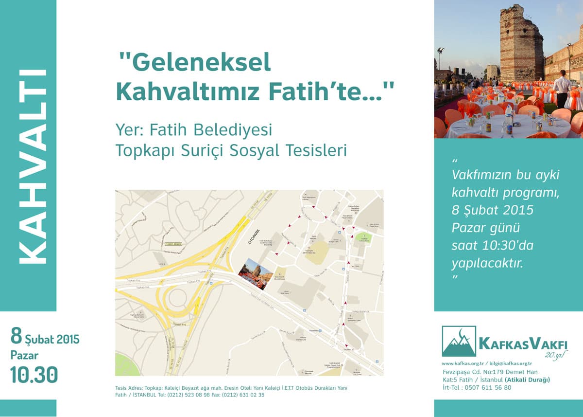 Şubat Ayı Kahvaltısı