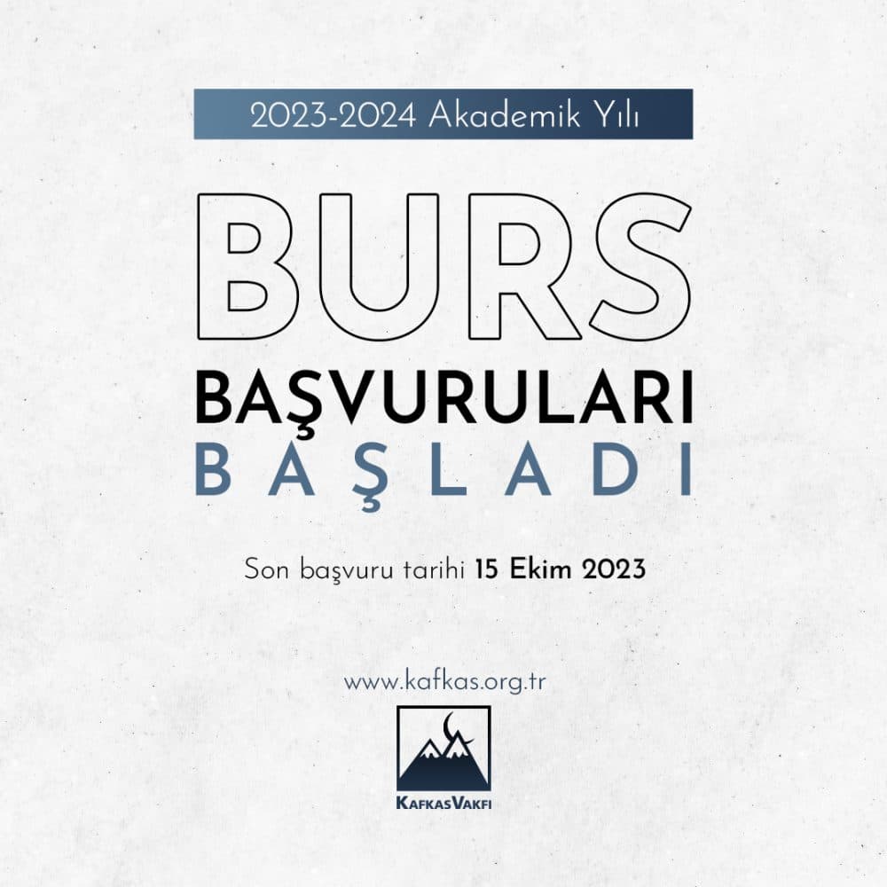 2023-2024 Burs Başvurusu