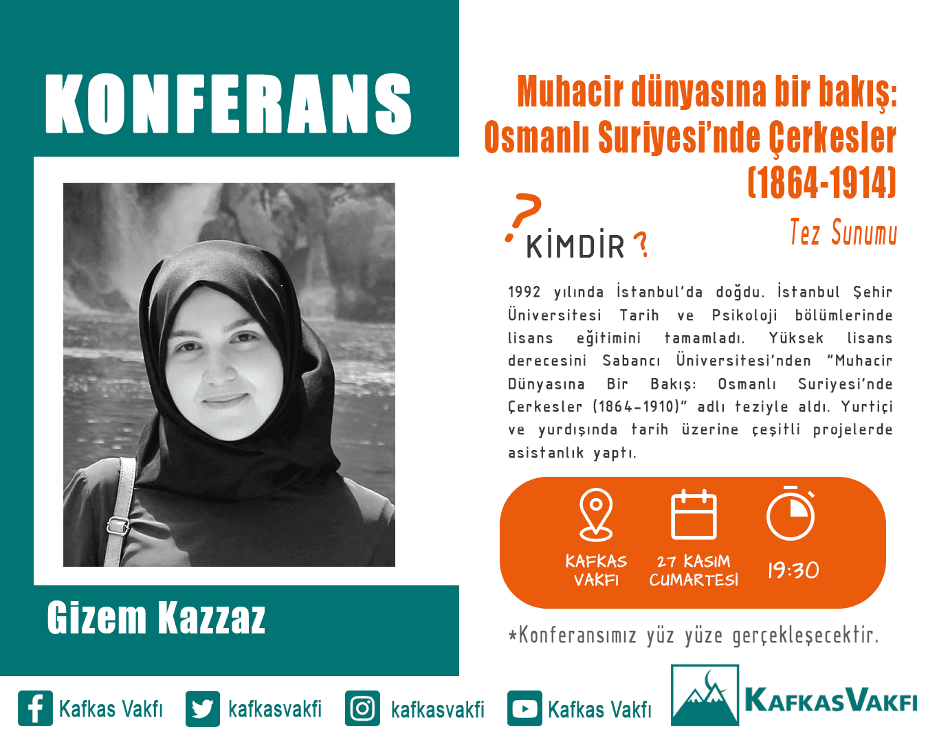 Muhacir dünyasına bir bakış: Osmanlı Suriyesi’nde Çerkesler (1864-1914)