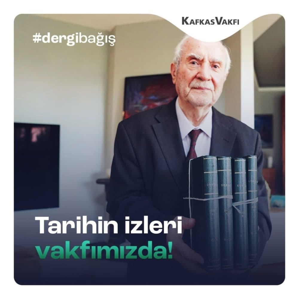 Dr. Yılmaz Nevruz kütüphanesindeki bir dizi tarihi dergiyi vakfımıza bağışladı
