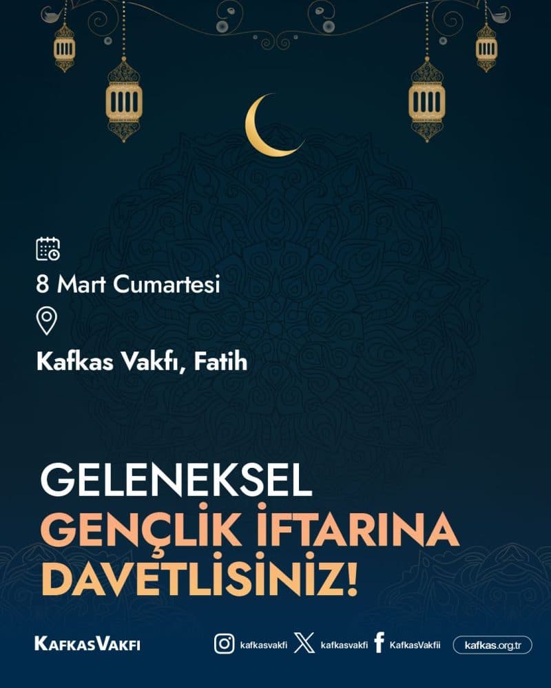 Gençlik İftarına Davet