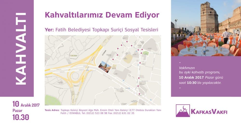 Aralık Ayı Kahvaltısı