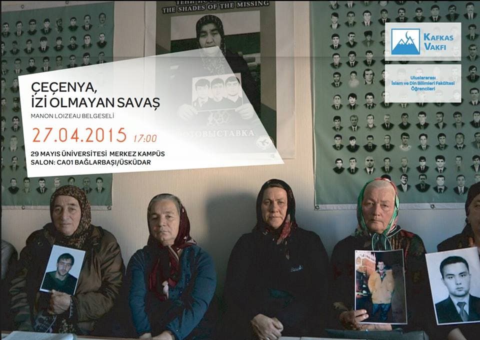 Çeçenya İzi Olmayan Savaş Belgesel Gösterimi