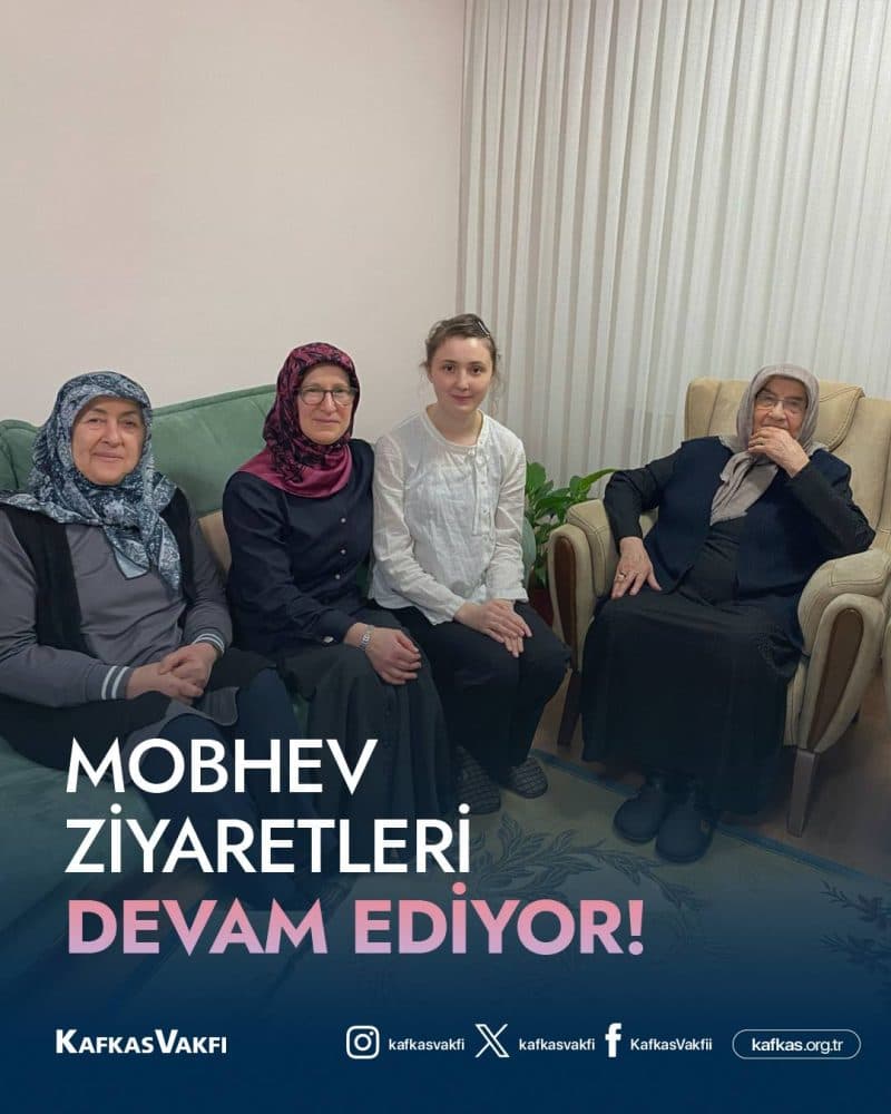 Kafkas Vakfı olarak MOBHEV projesi kapsamında büyüklerimize ziyaretlerimiz devam ediyor