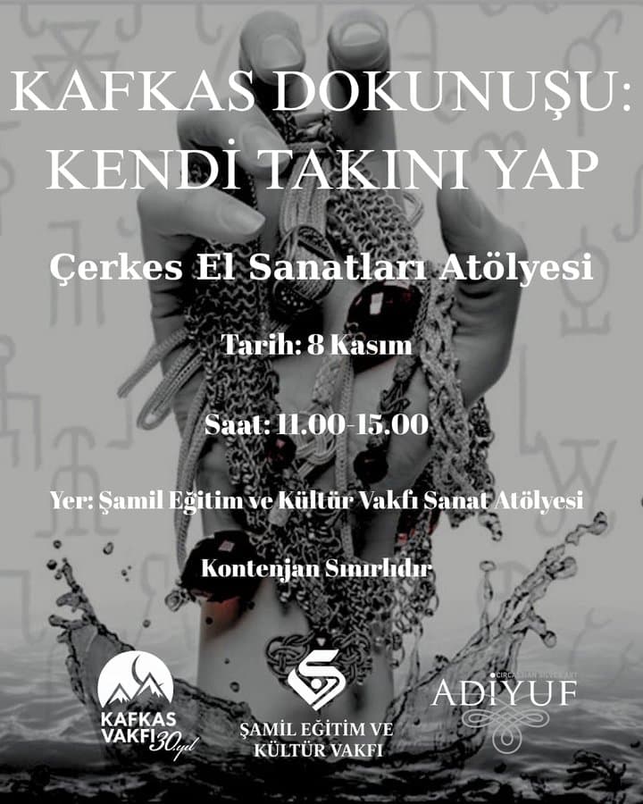 Çerkes El Sanatları Atölyesi Başlıyor!