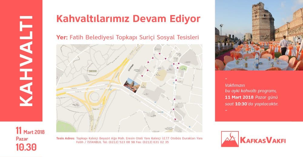 Mart Ayı Kahvaltımız