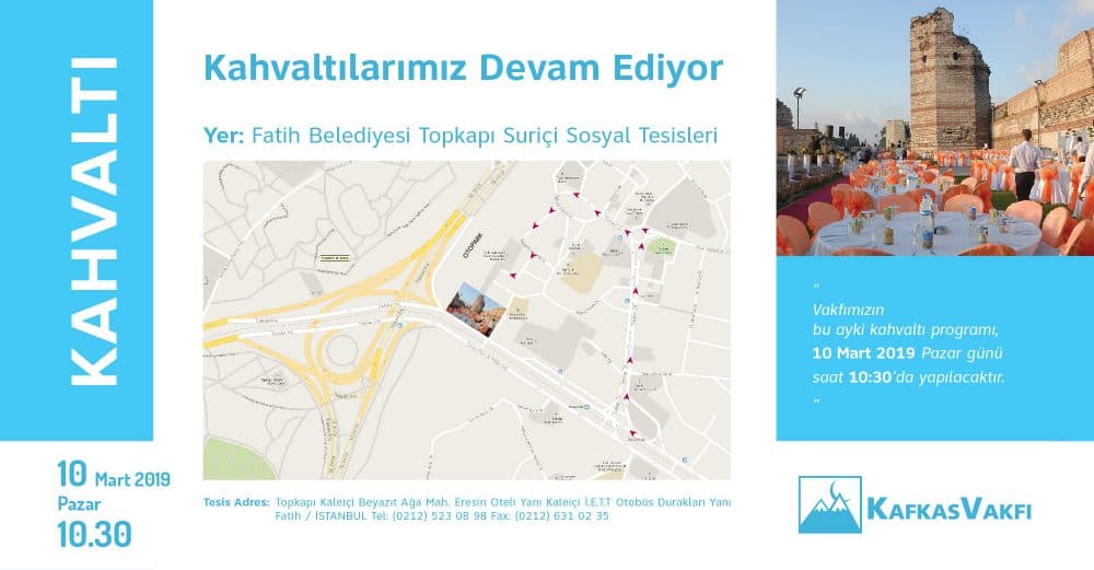 Mart Ayı Kahvaltımız