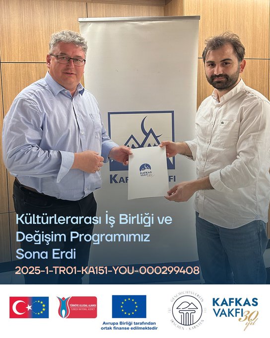 Kültürlerarası İş Birliği ve Değişim Projemiz Sona Erdi